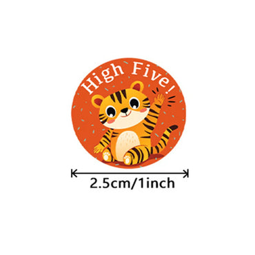100-500pcs Cute Animals Cartoon Reward Stickers For Kids School Teacher Supplies Kids Classic Toy Gift Decor Sealing Label (ONLINE ORDER ONLY)