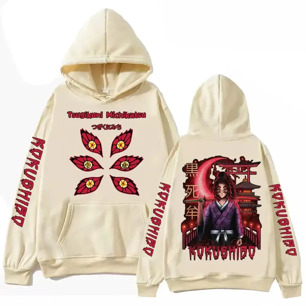 Demon Slayer Hoodie: Harajuku Fleece Streetwear Pullover (ONLINE ORDER ONLY)