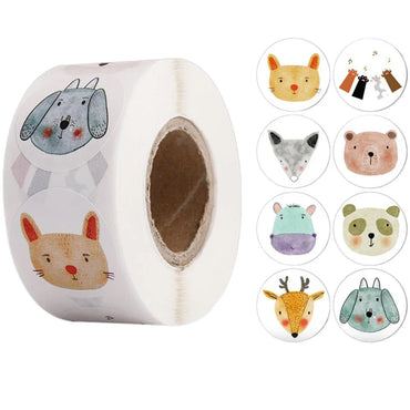 100-500pcs Cartoon Reward Sticker Children Encouragement Sealing Labels Kids Gifts Decorative Teacher Supplies Animal Sticker (ONLINE ORDER ONLY)