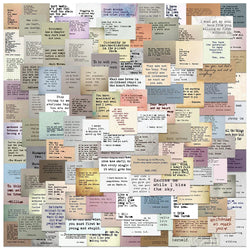 240PCS Vintage Inspirational Quote Stickers for Scrapbook, Phone, Laptop, Bike (ONLINE ORDER ONLY)