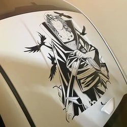 Japanese Anime Sticker For Car Stickers External Accessories Cartoon Racing Style Decorative Side Hood PVC Vinyl Decals (ONLINE ORDER ONLY)