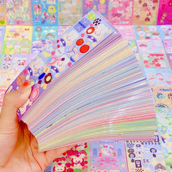 Kawaii Stickers Cartoon Collage DIY Scrapbooking Journals Stationery Supplies (Online Order Only)