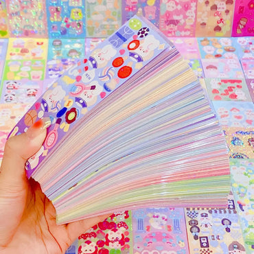 Kawaii Stickers Cartoon Collage DIY Scrapbooking Journals Stationery Supplies (Online Order Only)