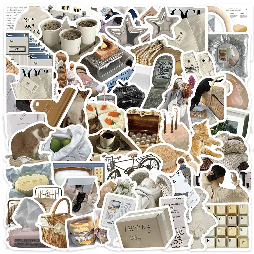 Cute Cartoon Stickers Pack for Laptop, Phone, Scrapbook, Suitcase, Stationery (ONLINE ORDER ONLY)