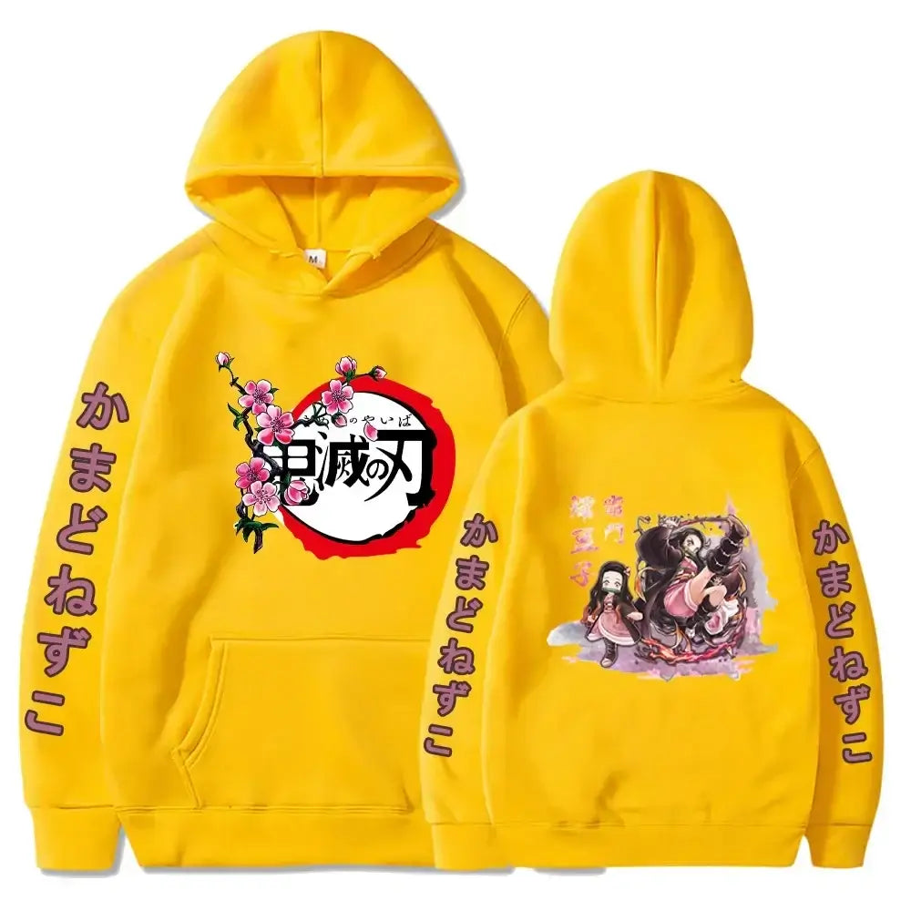 Demon Slayer Kamado Nezuko Oversize Anime Hoodie Streetwear (ONLINE ORDER ONLY)