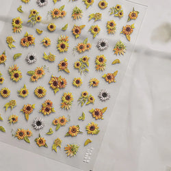 Charming Sunflower Rabbit Pumpkin Squirrel Pinecone Deciduous Produce Good Harvests Cookie Nail Art Sticker Decoration Decals (ONLINE ORDER ONLY)