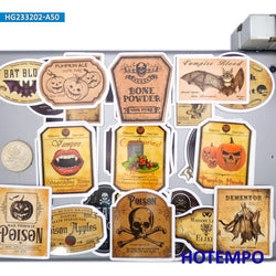 20/30/50Pieces Retro Alchemy Funny Halloween Magic Potion Label Stickers for Bottle Scrapbook Luggage Phone Laptop Sticker Toys (Online Order Only)