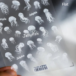 Summer Beach Ocean Shell Starfish Clams Conch Stars Sea Bubble Seasnail Soft Relief Decoration Nail Art Stickers Manicure Decals (ONLINE ORDER ONLY)
