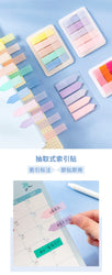 PET Transparent Index Sticky Note Sticker Student Label Sticky Note Sticker Notepad Bookmark School supplies Kawaii stationery (ONLINE ORDER ONLY)