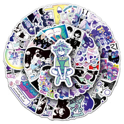 10/30/50PCS Hot Game Omori Graffiti Stickers Personality Creativity Cartoon Decal For Laptop Phone Cup Guitar Waterproof Sticker (ONLINE ORDER ONLY)