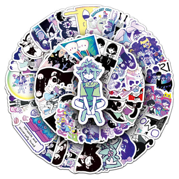 10/30/50PCS Hot Game Omori Graffiti Stickers Personality Creativity Cartoon Decal For Laptop Phone Cup Guitar Waterproof Sticker (ONLINE ORDER ONLY)