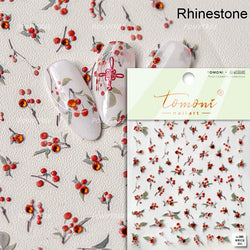 Strawberry Cherry Loquat Longan Peach Grapes Plant Red Bean Fruit Flat Realistic Painting 3D Nail Art Stickers Manicure Decals (ONLINE ORDER ONLY)