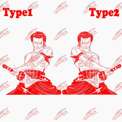 Japanese Anime Car Sticker Cartoon Character External Accessories Big Picture Sports Style Die Cutting Vinyl Decals (ONLINE ORDER ONLY)