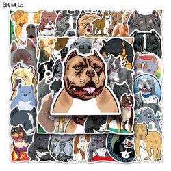 Bulldog Dog Stickers Pack - Laptop, Suitcase, Skateboard, Guitar, Kids Gift (Online Order Only)