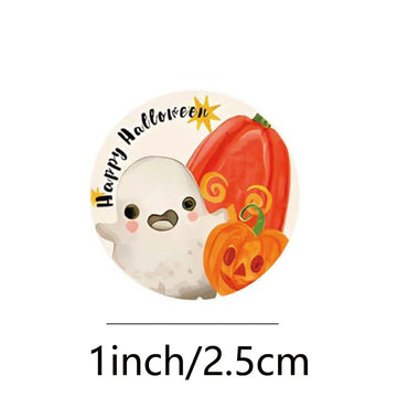 100-500pcs Halloween Stickers Pumpkin Handmade Labels Halloween Gift Decor Stickers Stationery stickers (ONLINE ORDER ONLY)