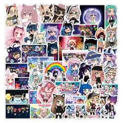 Gacha Life Stickers Pack - Laptop, Phone, Car, Water Bottle, Luggage, Scooter, Fridge Decor (Online Order Only)