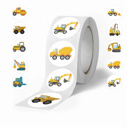 500pcs/roll Kids Stationery Stickers Birthday Party Back ground Fruits Balloon Happy Banner Refrigerator Vegetable Stickers Toys (Online Order Only)