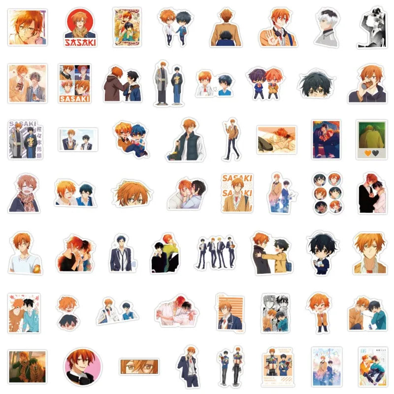 55pcs Sasaki and Miyano Stickers for Suitcase, Water Cup, Phone, Car, Notebook, Refrigerator (ONLINE ORDER ONLY)