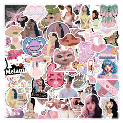 Melanie Martinez Stickers 10/30/60pcs DIY Decals Album Suitcase Scrapbook Phone Guitar Fridge Car Decoration (Online Order Only)