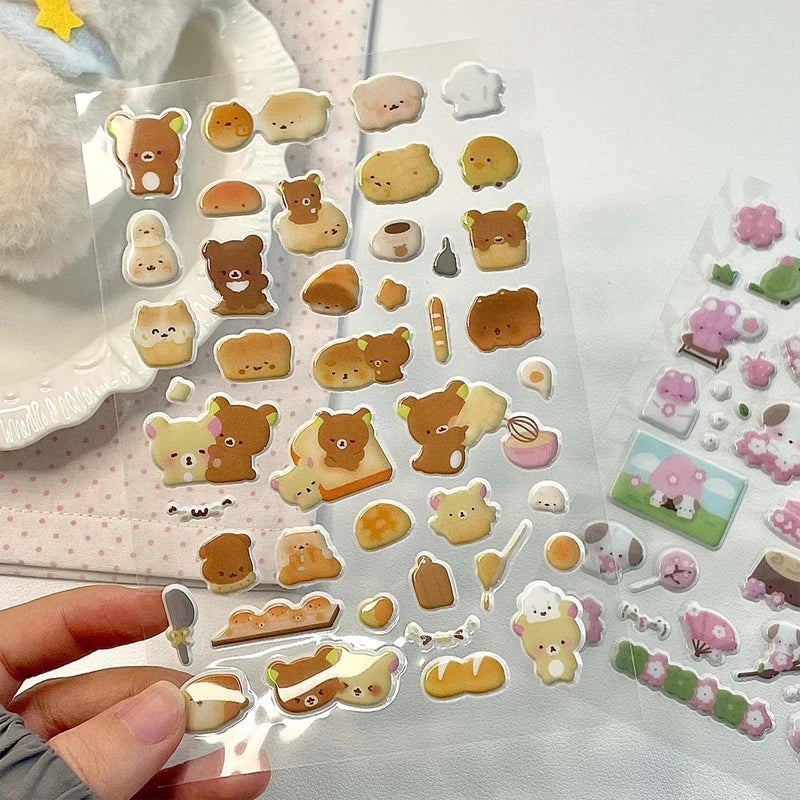 Ins Cute Model Bubble Sticker for Phone Camera Luggage Journal Sticker Kawaii Decoration Sticker Gift (ONLINE ORDER ONLY)