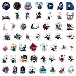 10/30/50PCS Game Hollow Knight Graffiti Stickers Cartoon Decal Kids Toy Laptop Phone Luggage Skateboard Car Waterproof Sticker (ONLINE ORDER ONLY)