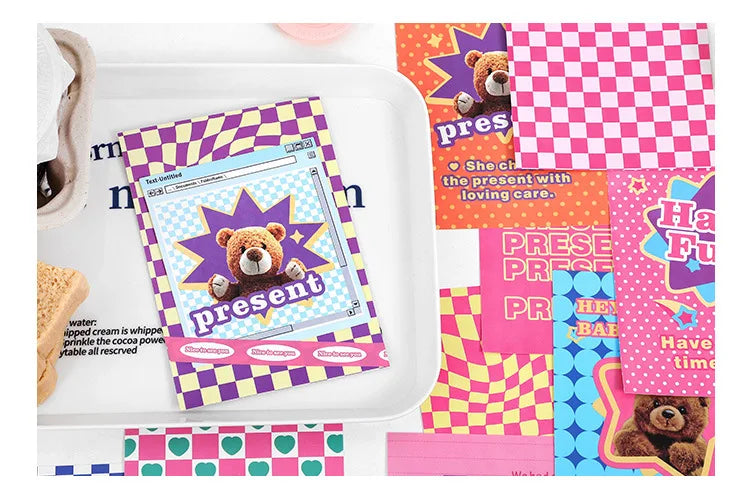 20 sheets Life Fantasy Series Scrapbooking Sticker Book Hand Account Background Decorative Sticker Label DIY Material Stationery (Online Order Only)