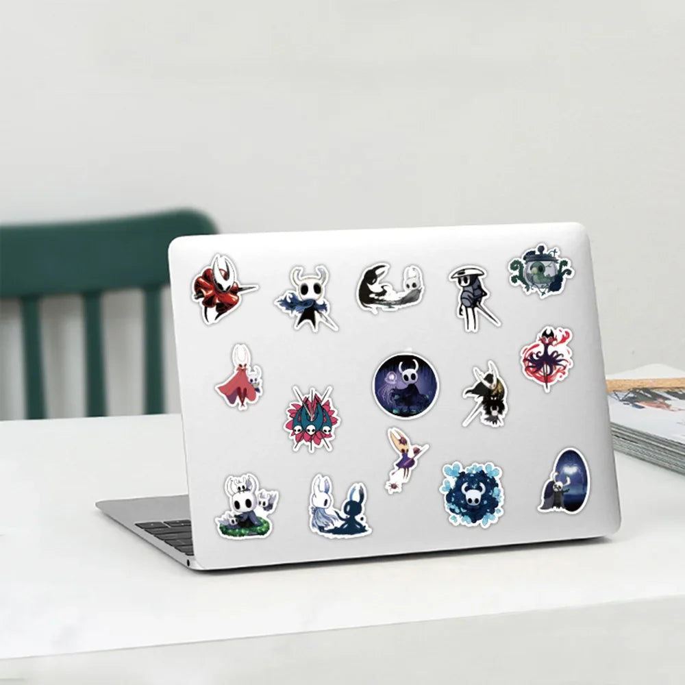 10/30/50PCS Game Hollow Knight Graffiti Stickers Cartoon Decal Kids Toy Laptop Phone Luggage Skateboard Car Waterproof Sticker (ONLINE ORDER ONLY)