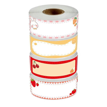 120pcs/roll Cartoon Handwritten Children's Student Name Stickers Kitchen Refrigerator Reminder Food Storage Marker Stickers (ONLINE ORDER ONLY)