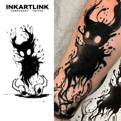 The devil is out of body Temporary Tattoo,Lasts To 15 Days New Technology Magic Waterproof Semi Permanent Sticker. (ONLINE ORDER ONLY)
