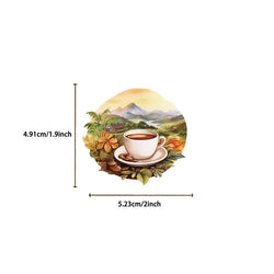 50PCS Kawaii Rural Scenery PET Sticker Aesthetic Decoration Scrapbooking Stationery DIY Hand Accounting Supplies for Kids (ONLINE ORDER ONLY)