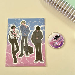 Korean Ins Cute Retro Girl Sticker Planner Scrapbooking DIY Album Decoration Sticker Aesthetic Personalized Kawaii Stationery (ONLINE ORDER ONLY)