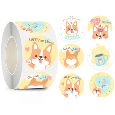 100-500pcs Kids Reward Stickers Puppy Dog Cat Encouragement Labels for Teachers Cute Animals Sticker Stationery Pegatinas (ONLINE ORDER ONLY)