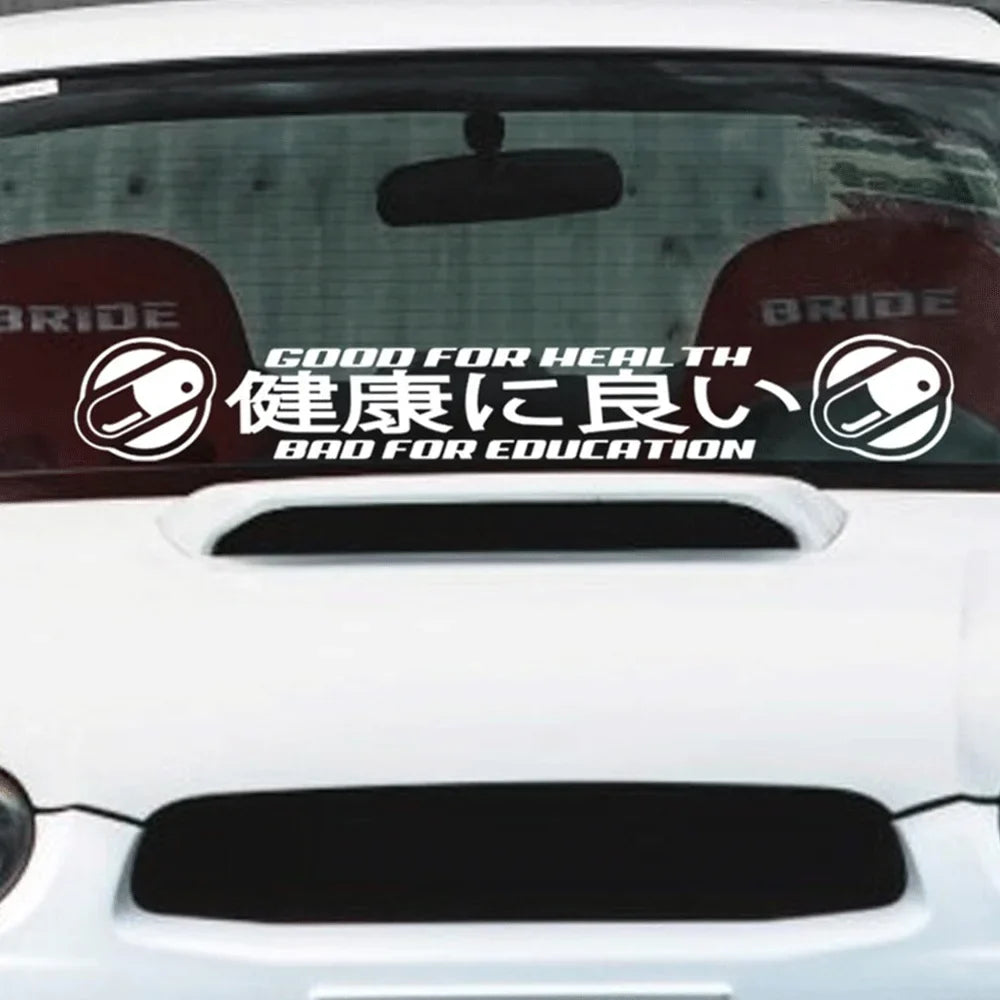 Text Akira Inspired Capsules for Car Sticker Decoration Front Windshield External Accessories Waterproof Pvc Vinyl Decals (ONLINE ORDER ONLY)