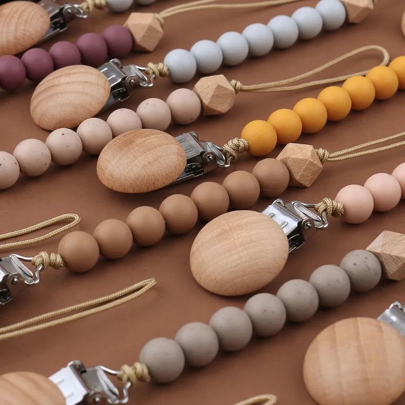 Teething Beads Pacifier Clip (ONLINE ORDER ONLY)