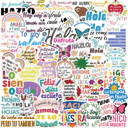 50pcs Inspirational Quote Stickers for Laptop, Study Room, Scrapbooking (Online Order Only)