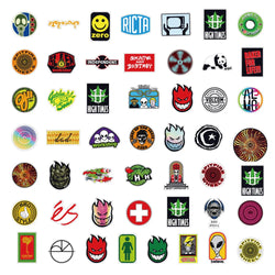 10/30/50/100PCS Skateboard Tide Brand Stickers Graffiti Car Bike Phone Laptop Skateboard Guitar Cool Waterproof Sticker Kids Toy (Online Order Only)