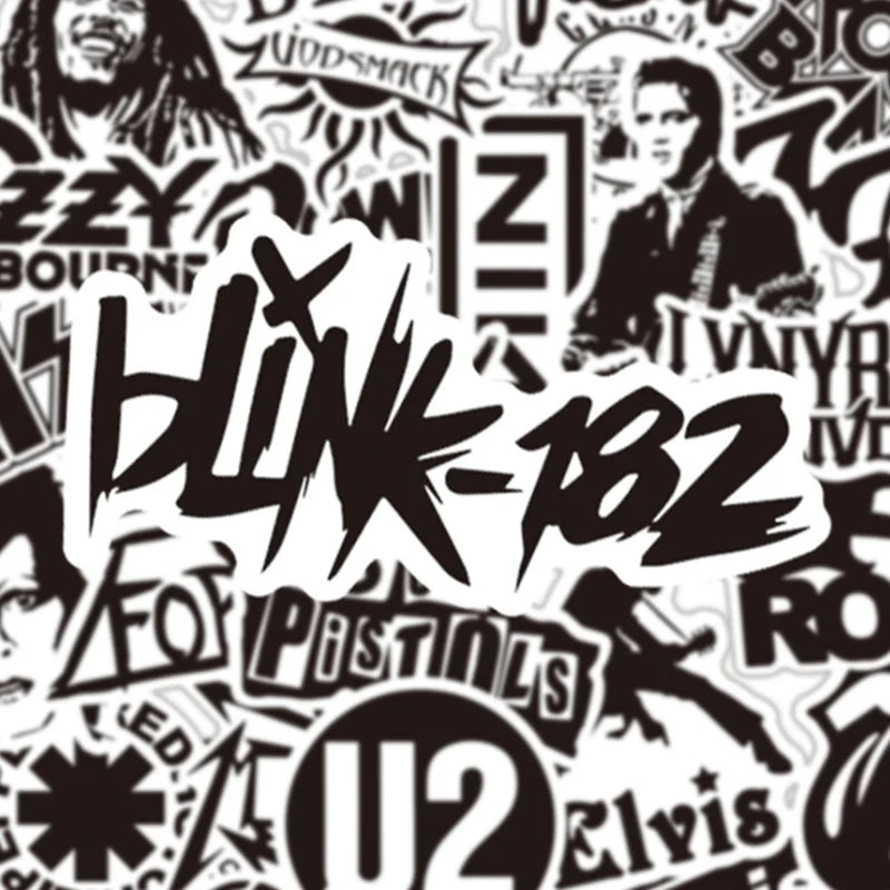 50PCS Cartoon Skateboard Graffiti Stickers Waterproof PVC Wholesale (Online Order Only)