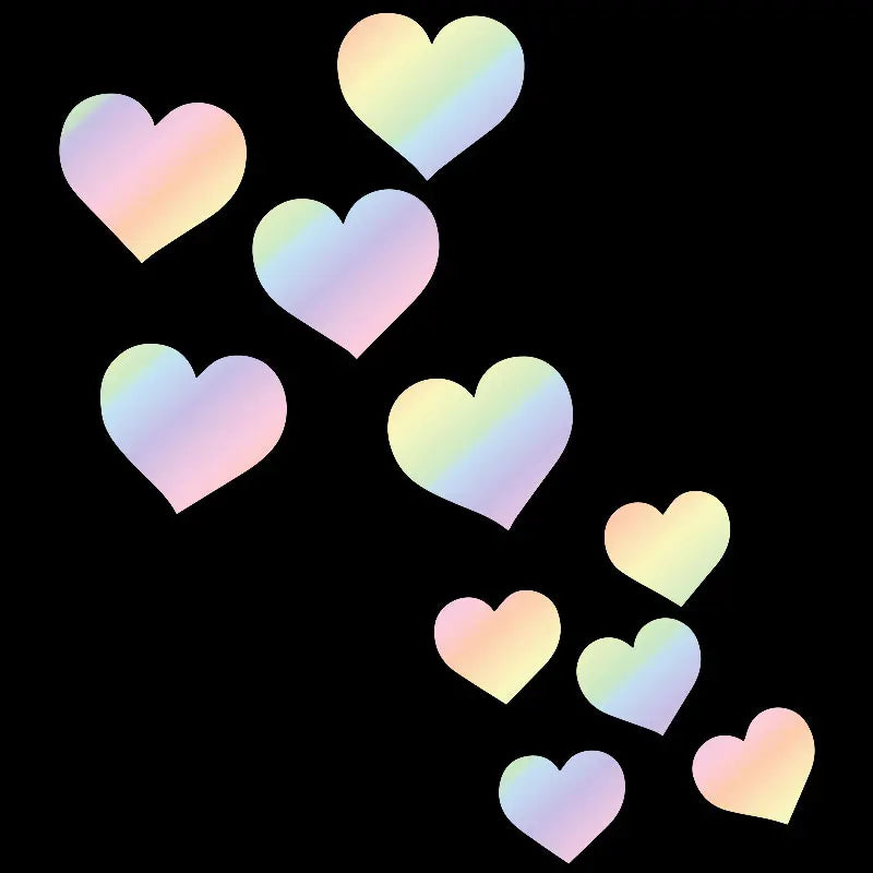 JDM Heart Car Stickers Window Bumper Exterior Accessories Car Modification Bodywork Styling Competition PVC Vinyl Decals (ONLINE ORDER ONLY)