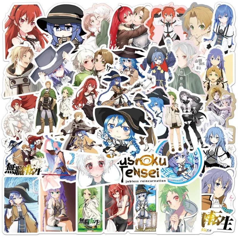 50pcs Quest of Memories Anime Stickers for Laptop, Phone, Suitcase, Water Bottle, Scooter, Fridge, Stationery Decoration (Online Order Only)