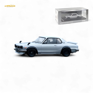 Inno64 Nissan Skyline 2000GT-R (KPGC10) in Silver 1:64 (ONLINE ORDER ONLY)