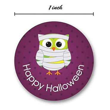 100-500pcs Halloween Decoration Labels Seal Stickers Pumpkin ghost Cat Elf Witch Ghost Sealing Gift Paper Label Sticker (Online Order Only)