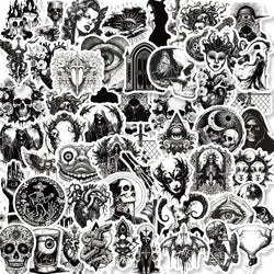 Gothic Black & White Stickers for Laptop, Phone, Car, Bike, Skateboard (Online Order Only)