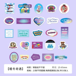 50Pcs/lot Ins Cute Bear Stickers Planner Journal Collage DIY idol card Decoration Material Scrapbook Sticker Kawaii Stationery (ONLINE ORDER ONLY)