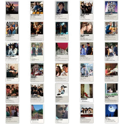 10/30/64PCS Movie Poster Sticker Aesthetic Children's DIY PVC Decoration Scrapbooking Stationery School Supplies for Kids (ONLINE ORDER ONLY)