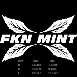 "FKN MINT"stickers,creative decal High Quality And Durable Automobiles Exterior Accessories Self-adhesive Decals (ONLINE ORDER ONLY)