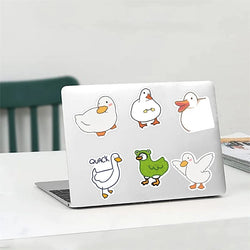 10/30/50PCS Cute Simple Duck PVC Sticker Aesthetic Children's Korean Stationery School Supplies Decoration Scrapbooking for Kids (ONLINE ORDER ONLY)