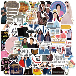 50PCS Gilmore Girls Stickers Decorative DIY For Car Skateboard Laptop Phone Luggage Creative Graffiti Waterproof Sticker Toys (ONLINE ORDER ONLY)