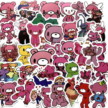 10/30/50PCS Cute Angry Bears Stickers For Laptop Phone Luggage Skateboard  Motorcycle Bike Cartoon Decal Kids DIY Waterproof Toy (Online Order Only)