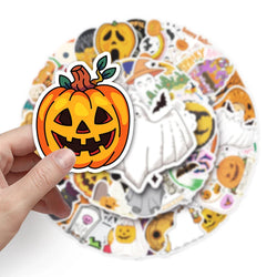 10/30/50PCS Horror Halloween Cartoon Sticker Decals For Notebook Motorcycle Bike Laptop PVC Waterproof Graffiti Stickers Kid Toy (ONLINE ORDER ONLY)
