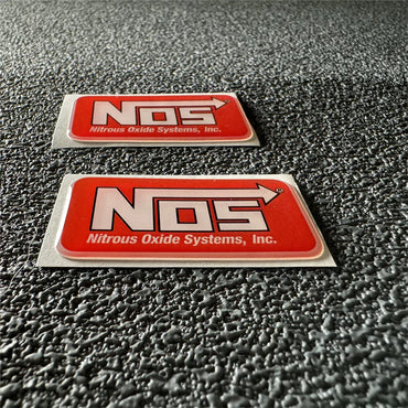 3D Crystal Soft Glue Car Styling for NOS Nitrous Oxide Systems Sticker Bike Auto Helmet Phone Cup Laptop Decoration Decals (ONLINE ORDER ONLY)